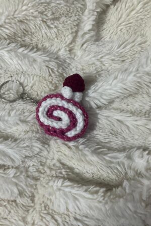 Crochet Cupcake Keychain